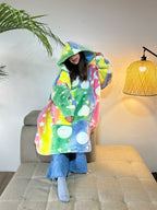 BLANKET COAT DOBLE ARCOÍRIS