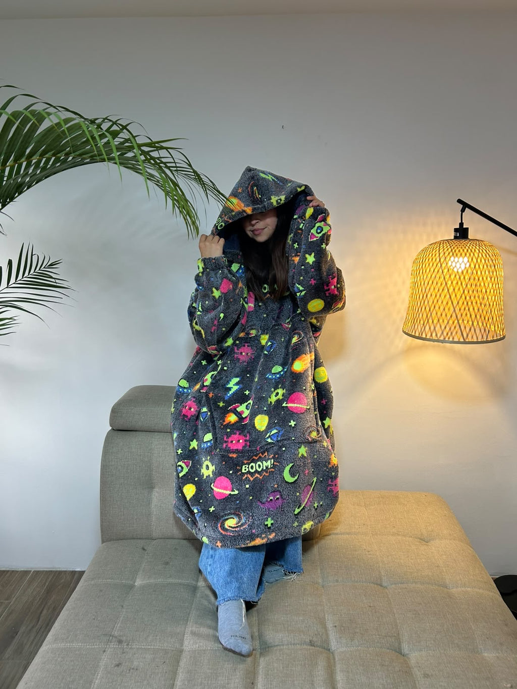 BLANKET COAT DOBLE LUMINOSO VIDEOJUEGOS