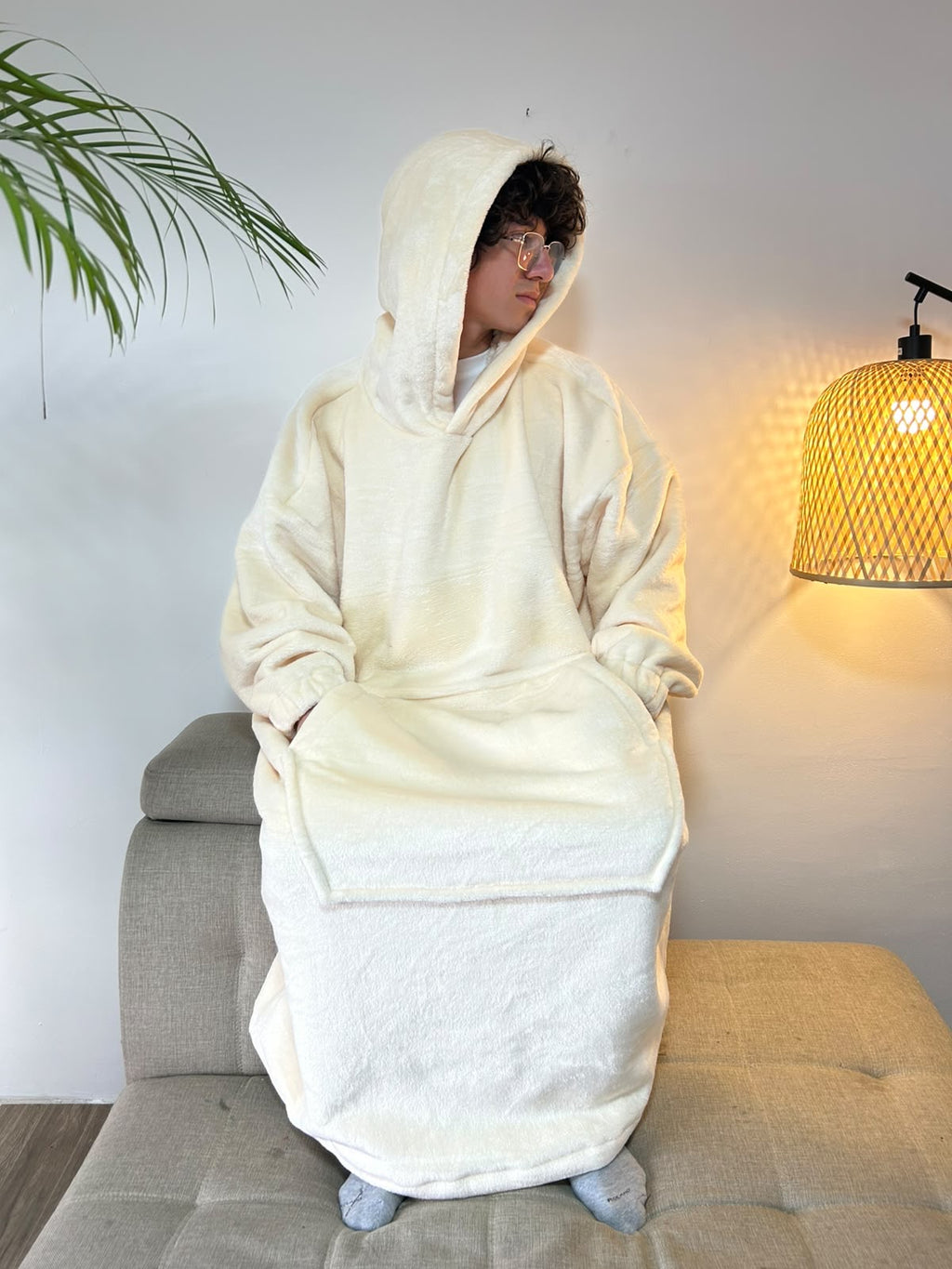 BLANKET COAT DOBLE VAINILLA