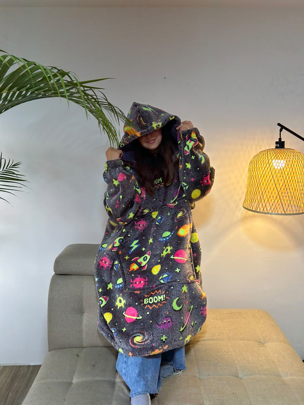 BLANKET COAT DOBLE LUMINOSO VIDEOJUEGOS