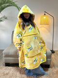 BLANKET COAT DOBLE LUMINOSO ABEJITAS