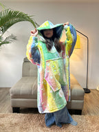 BLANKET COAT DOBLE ARCOÍRIS