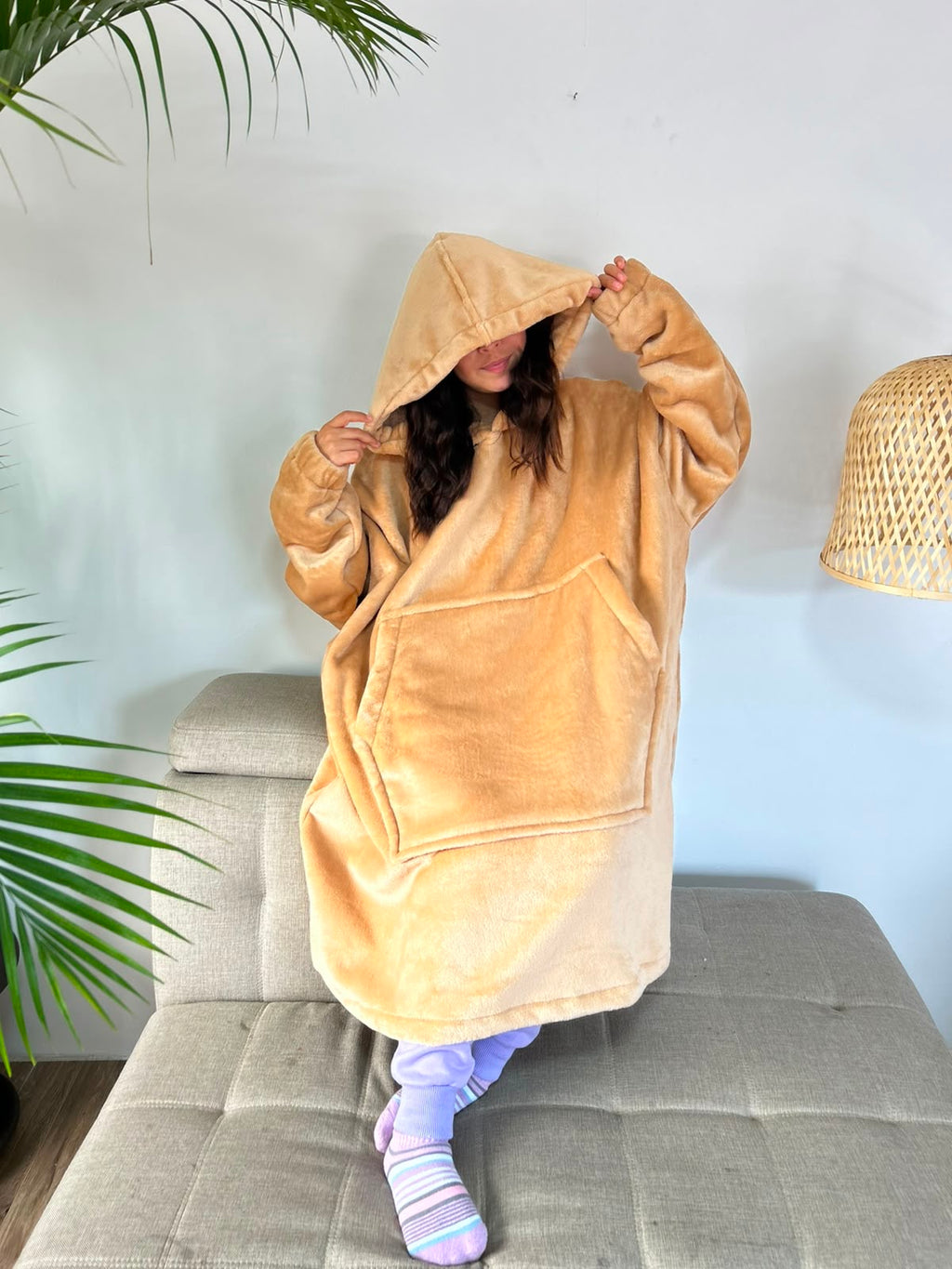 BLANKET COAT DOBLE LATTE