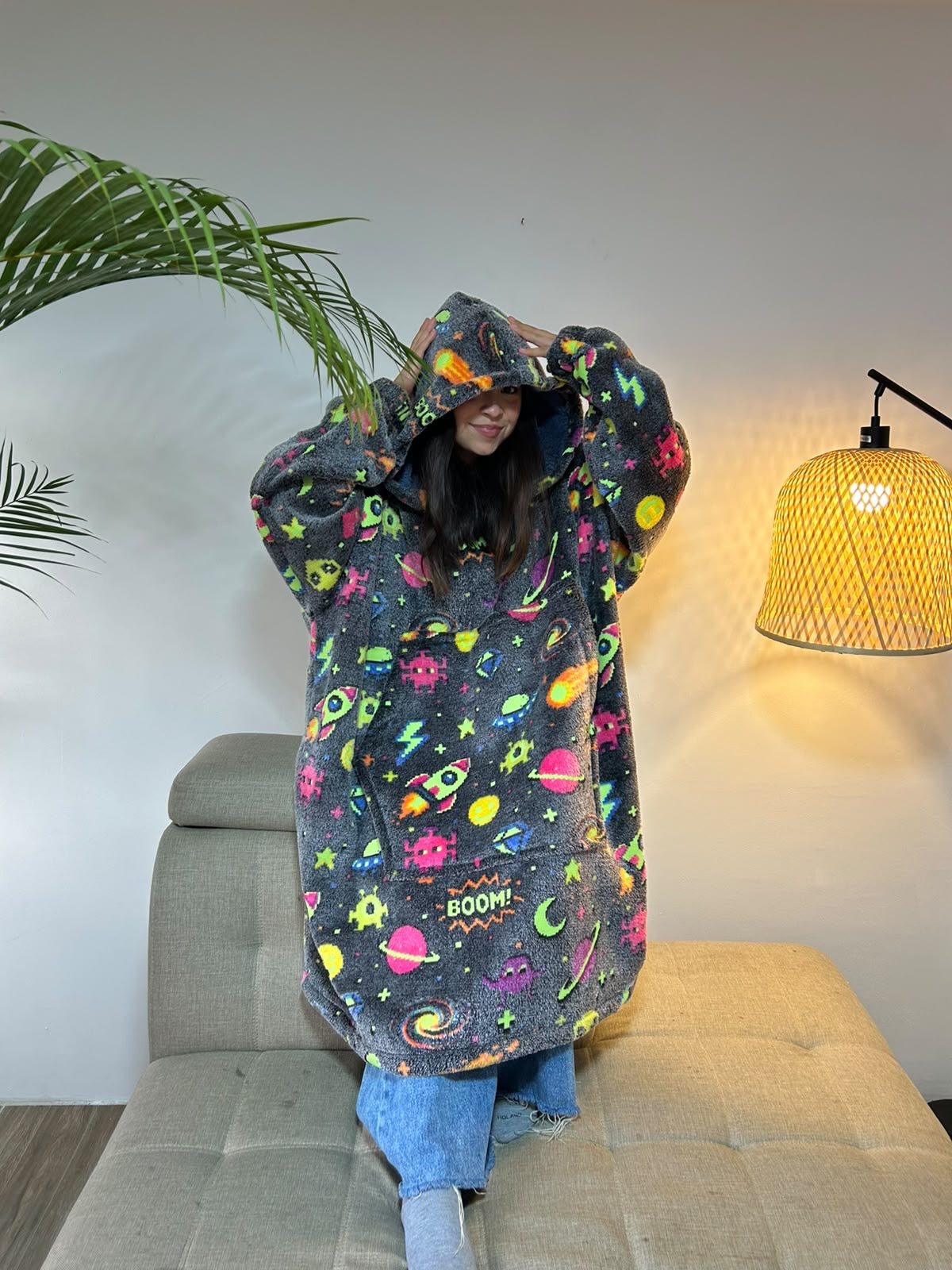 BLANKET COAT DOBLE LUMINOSO VIDEOJUEGOS