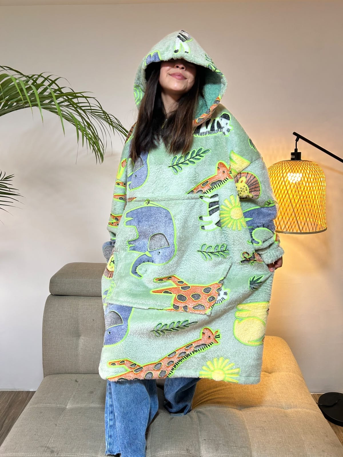 BLANKET COAT DOBLE LUMINOSO ZOO