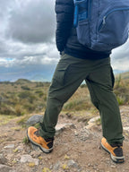 PANTALON CARGO VERDE MILITAR