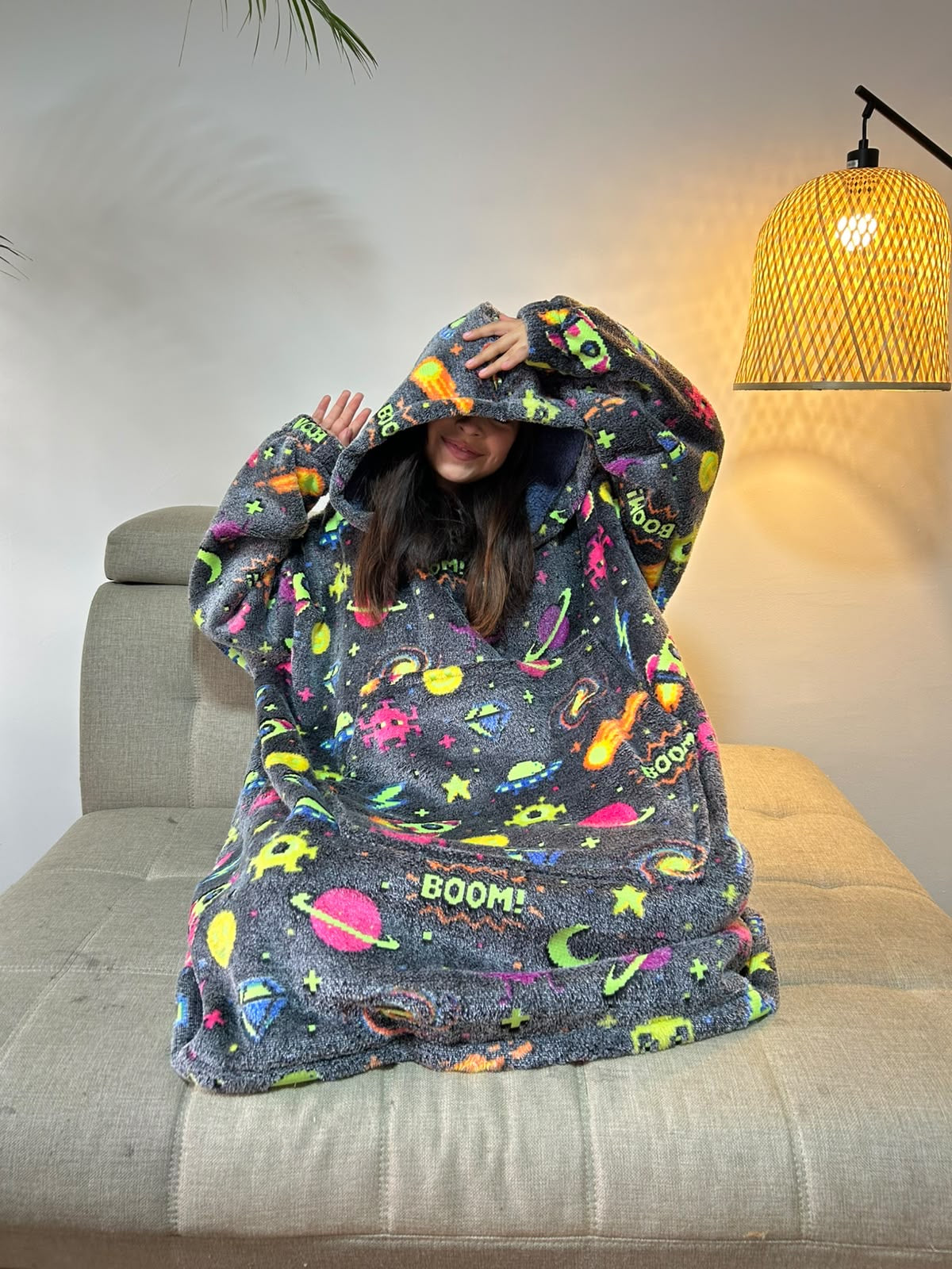 BLANKET COAT DOBLE LUMINOSO VIDEOJUEGOS