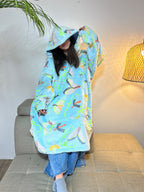 BLANKET COAT DOBLE LUMINOSO MARIPOSAS