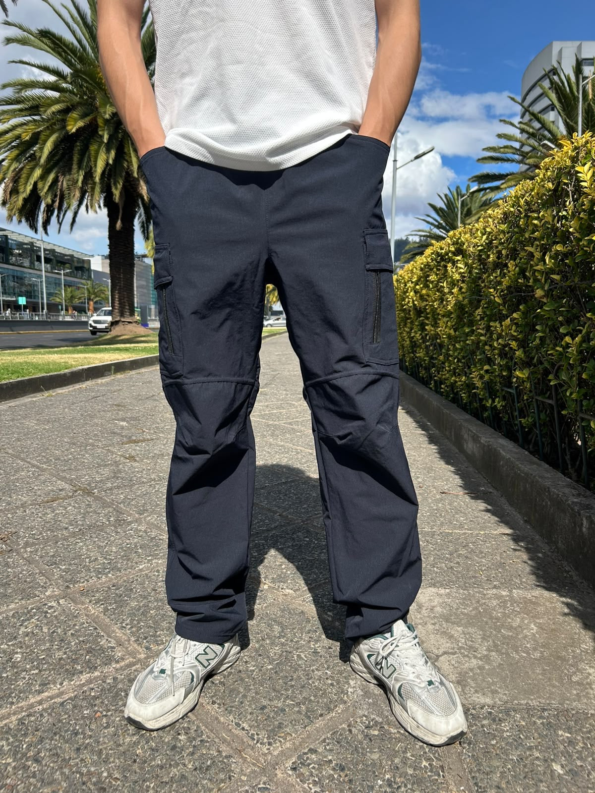 PANTALÓN CARGO AZUL MARINO