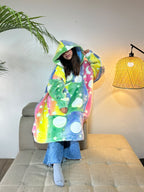 BLANKET COAT DOBLE ARCOÍRIS