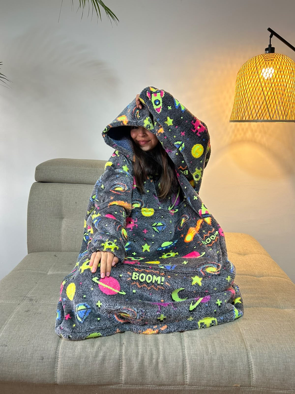 BLANKET COAT DOBLE LUMINOSO VIDEOJUEGOS