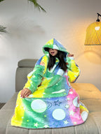 BLANKET COAT DOBLE ARCOÍRIS