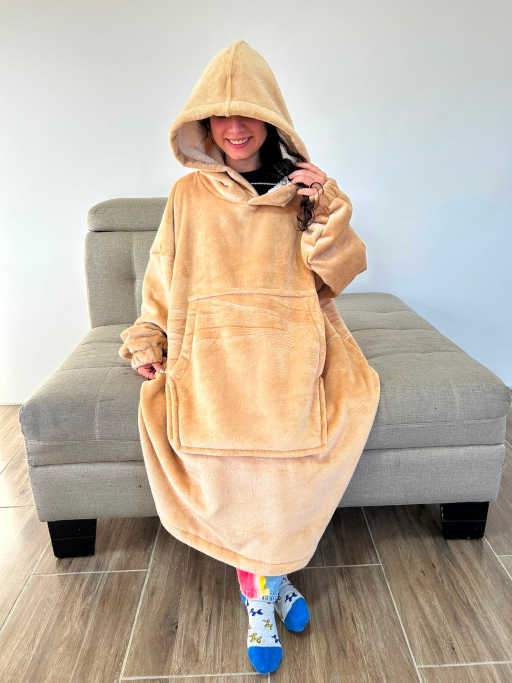 BLANKET COAT DOBLE LATTE