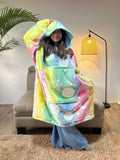 BLANKET COAT DOBLE ARCOÍRIS