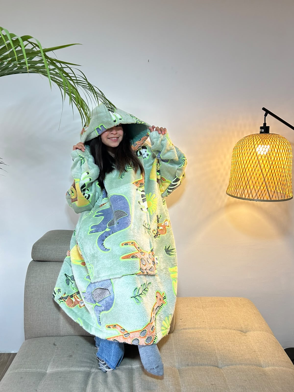 BLANKET COAT DOBLE LUMINOSO ZOO