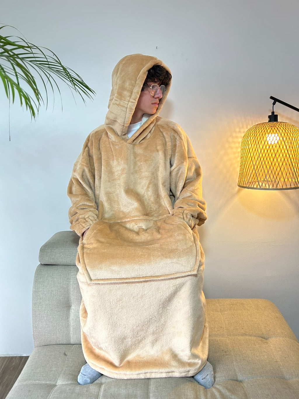 BLANKET COAT DOBLE LATTE