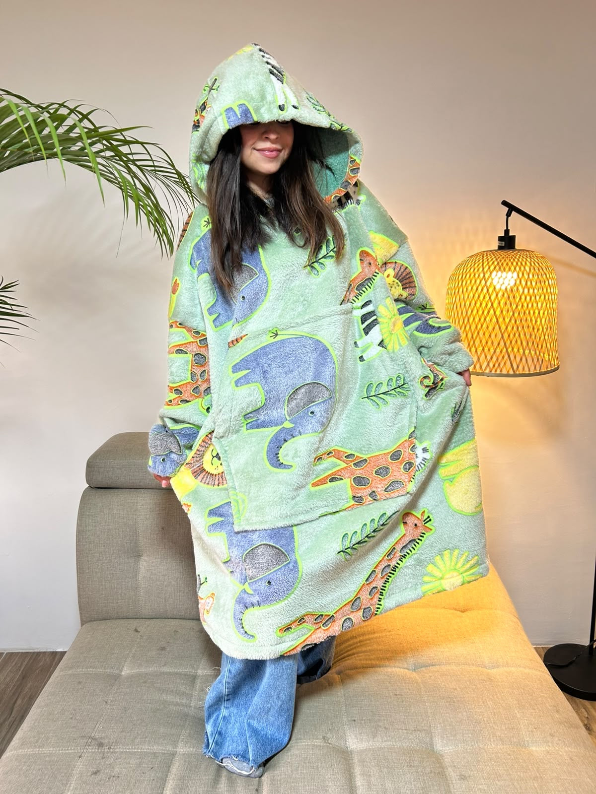 BLANKET COAT DOBLE LUMINOSO ZOO