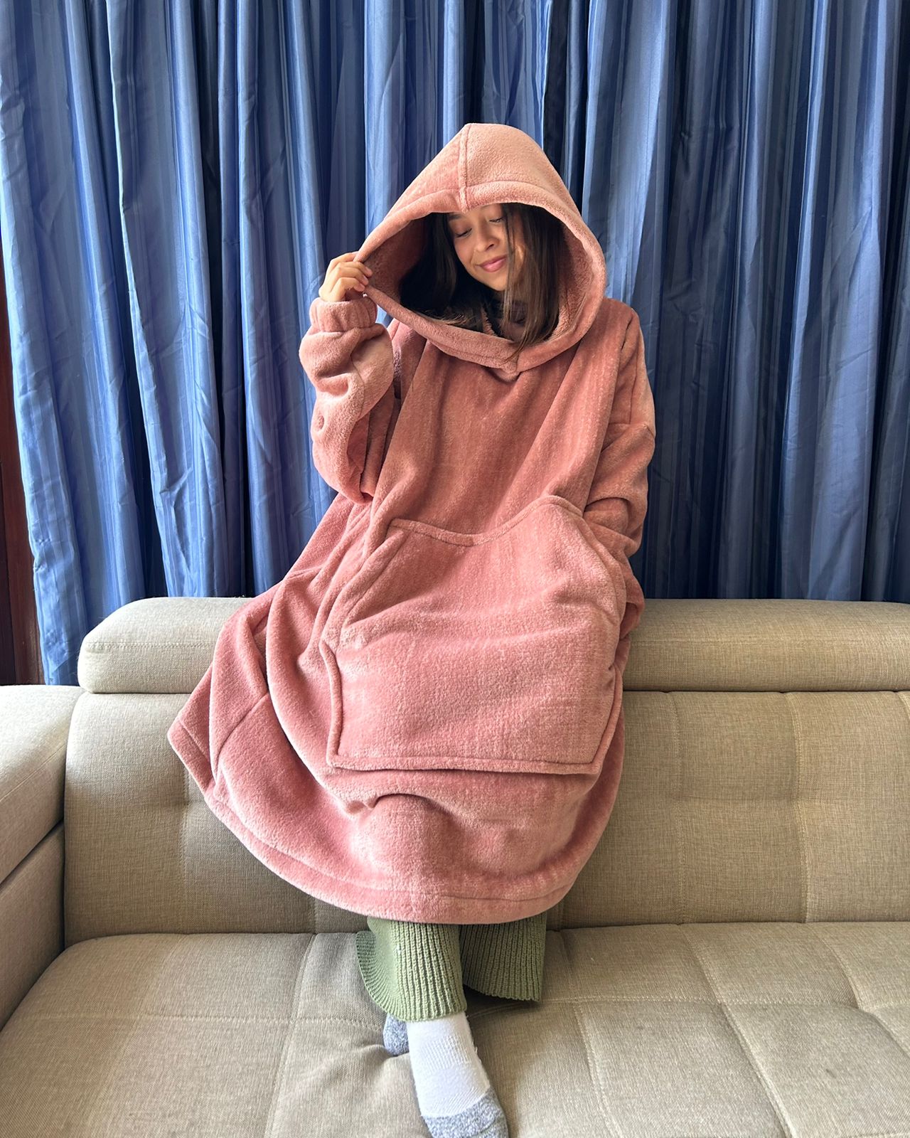 BLANKET COAT DOBLE PALO DE ROSA