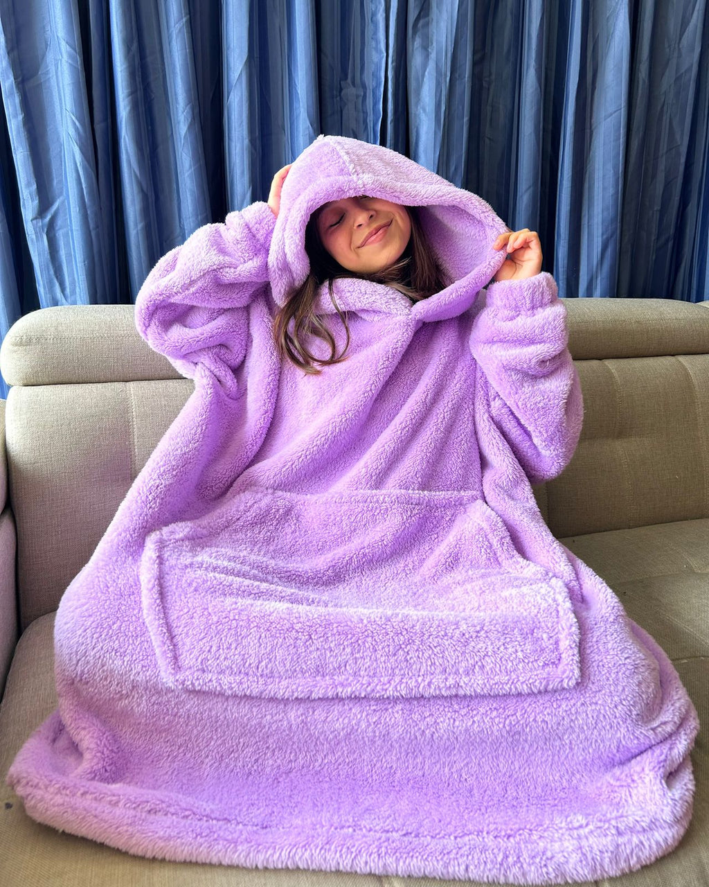 BLANKET COAT TEDDY LILA