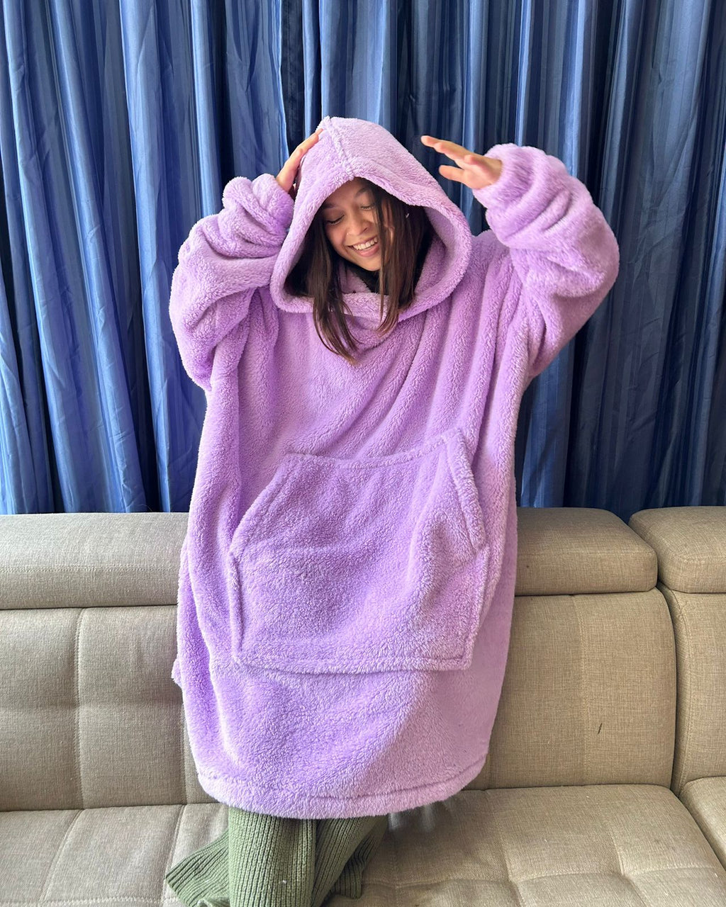 BLANKET COAT TEDDY LILA
