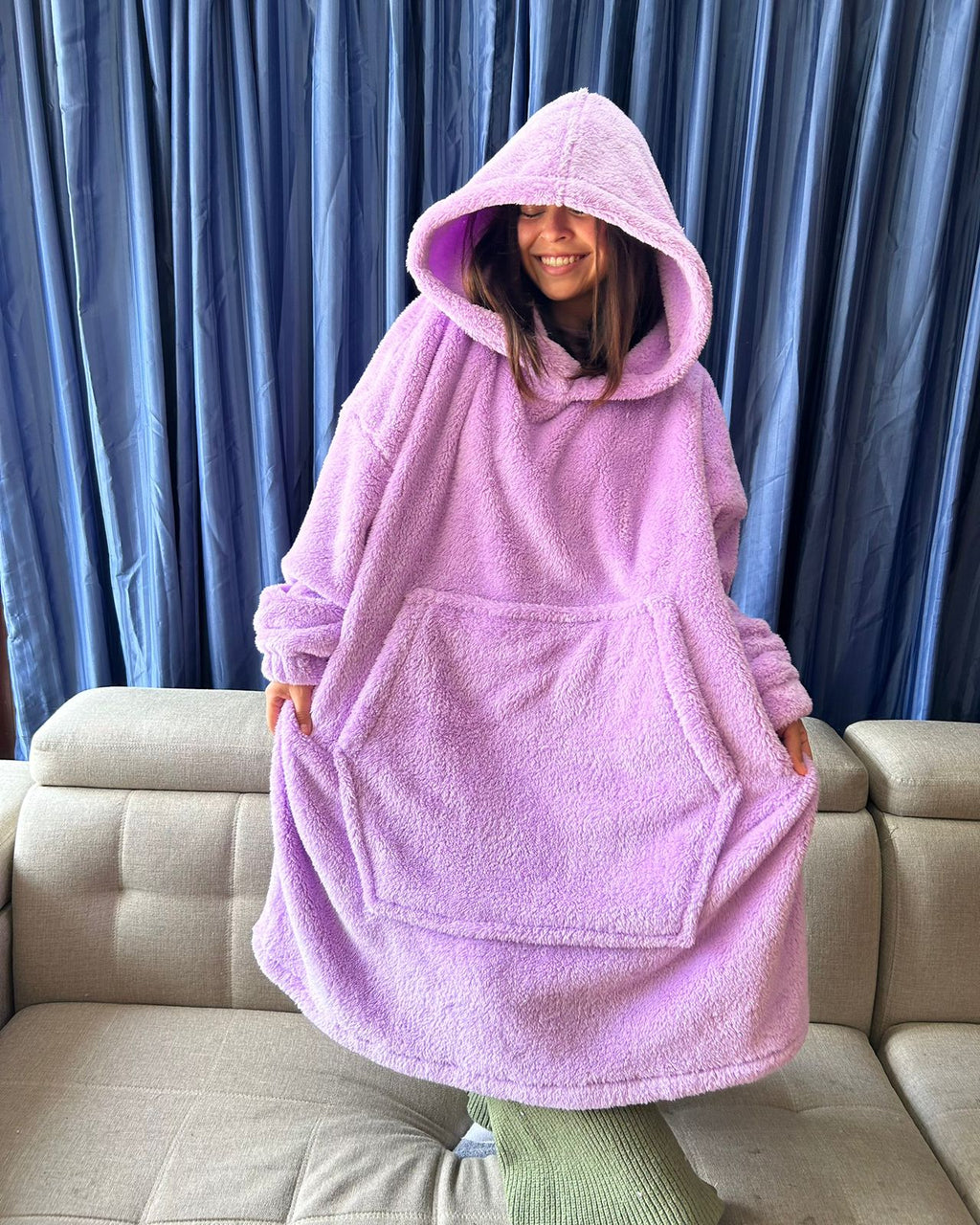 BLANKET COAT TEDDY LILA