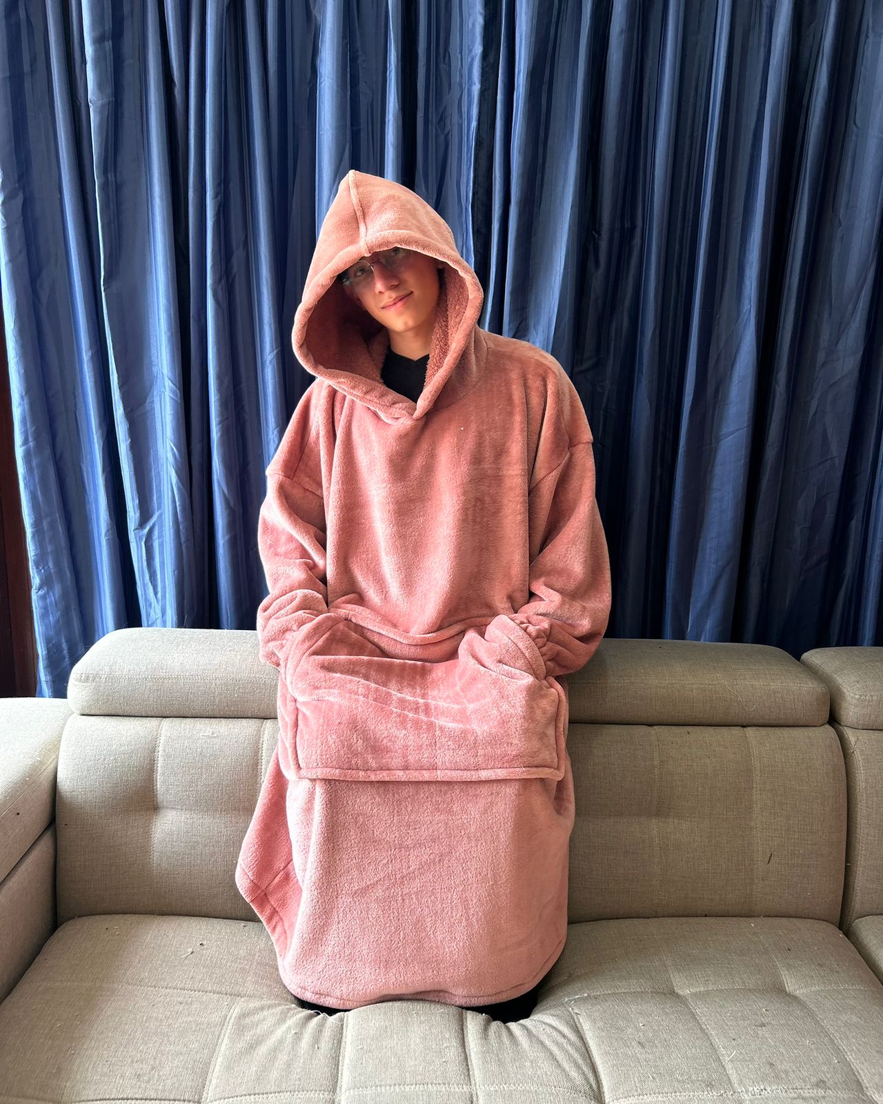 BLANKET COAT DOBLE PALO DE ROSA