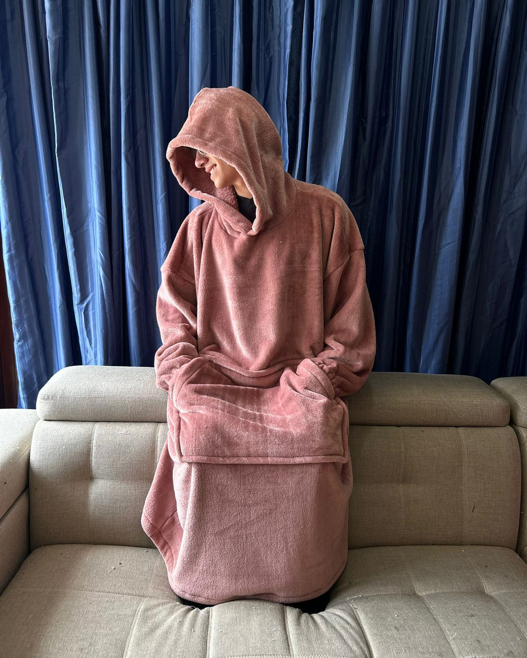 BLANKET COAT DOBLE PALO DE ROSA