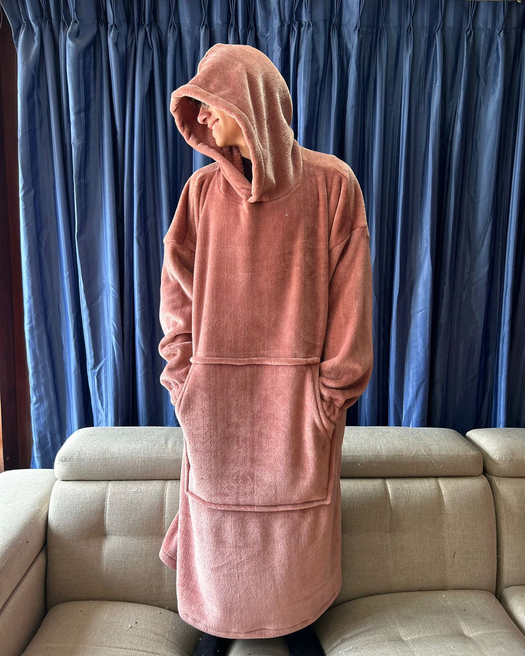 BLANKET COAT DOBLE PALO DE ROSA