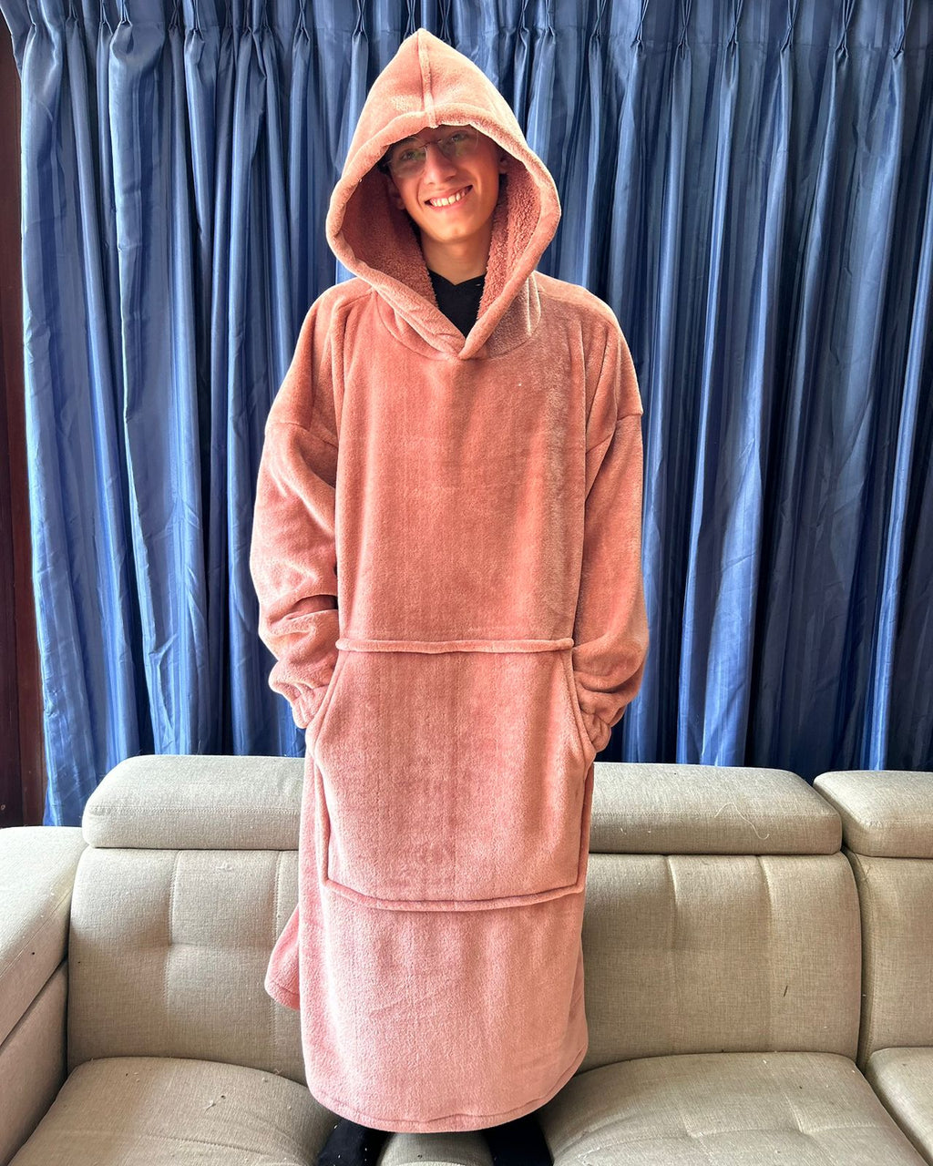 BLANKET COAT DOBLE PALO DE ROSA