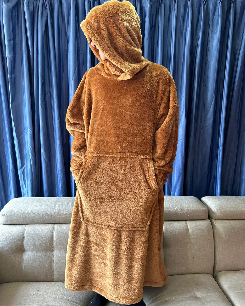 BLANKET COAT TEDDY MIEL