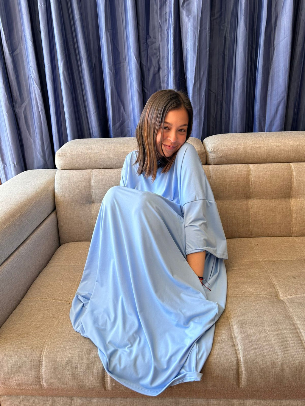 SLEEPY TEE AZUL CIELO