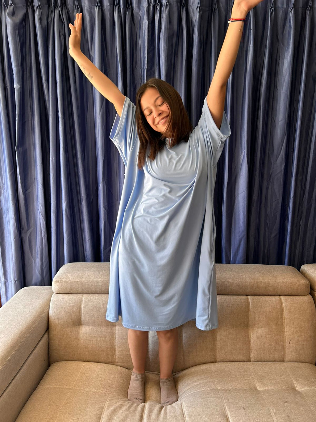 SLEEPY TEE AZUL CIELO
