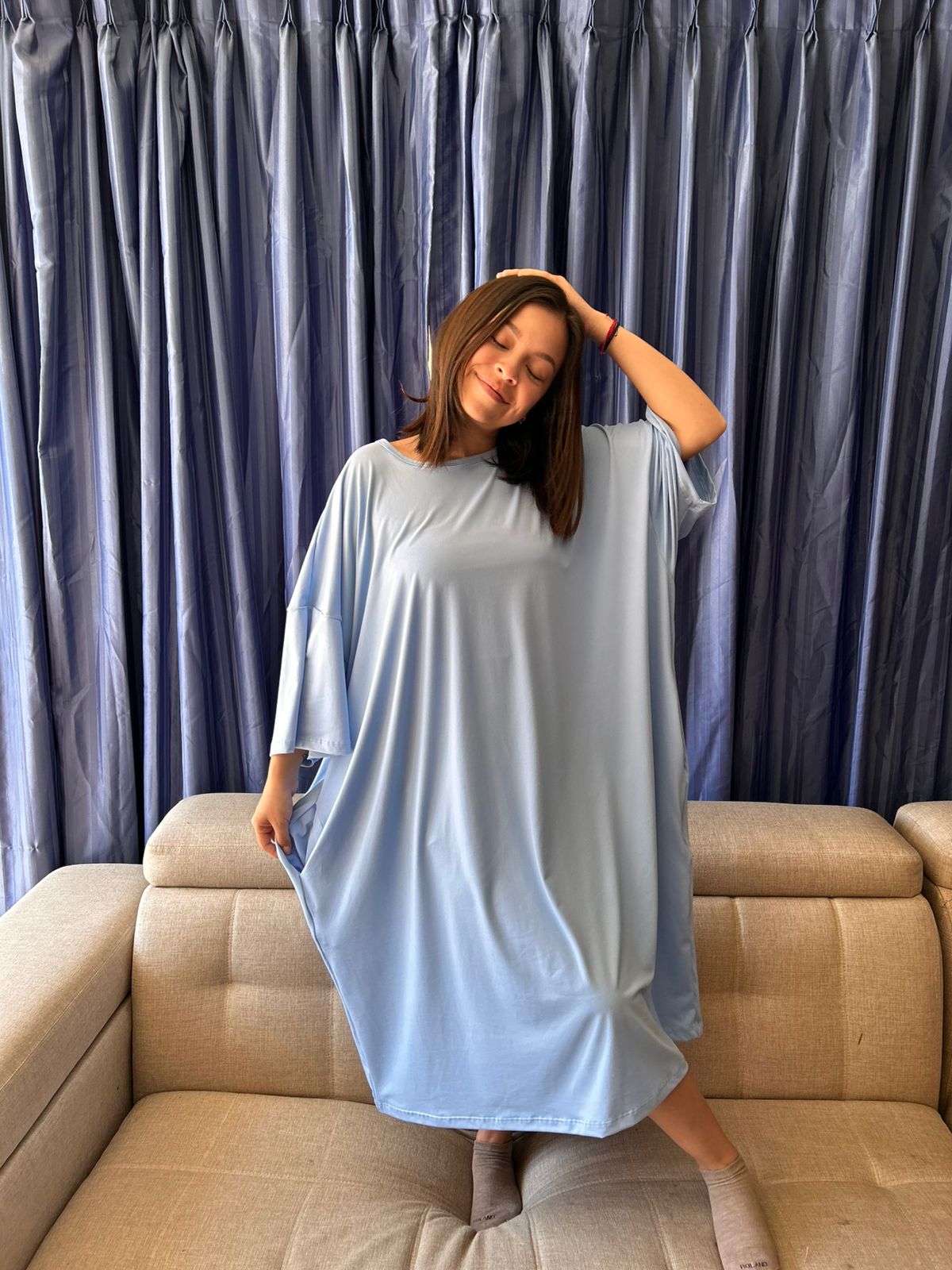 SLEEPY TEE AZUL CIELO