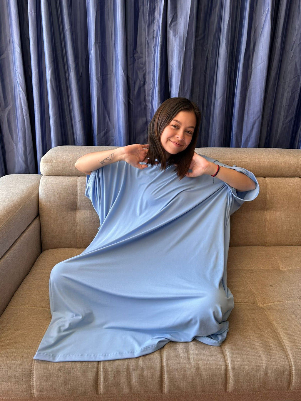 SLEEPY TEE AZUL CIELO