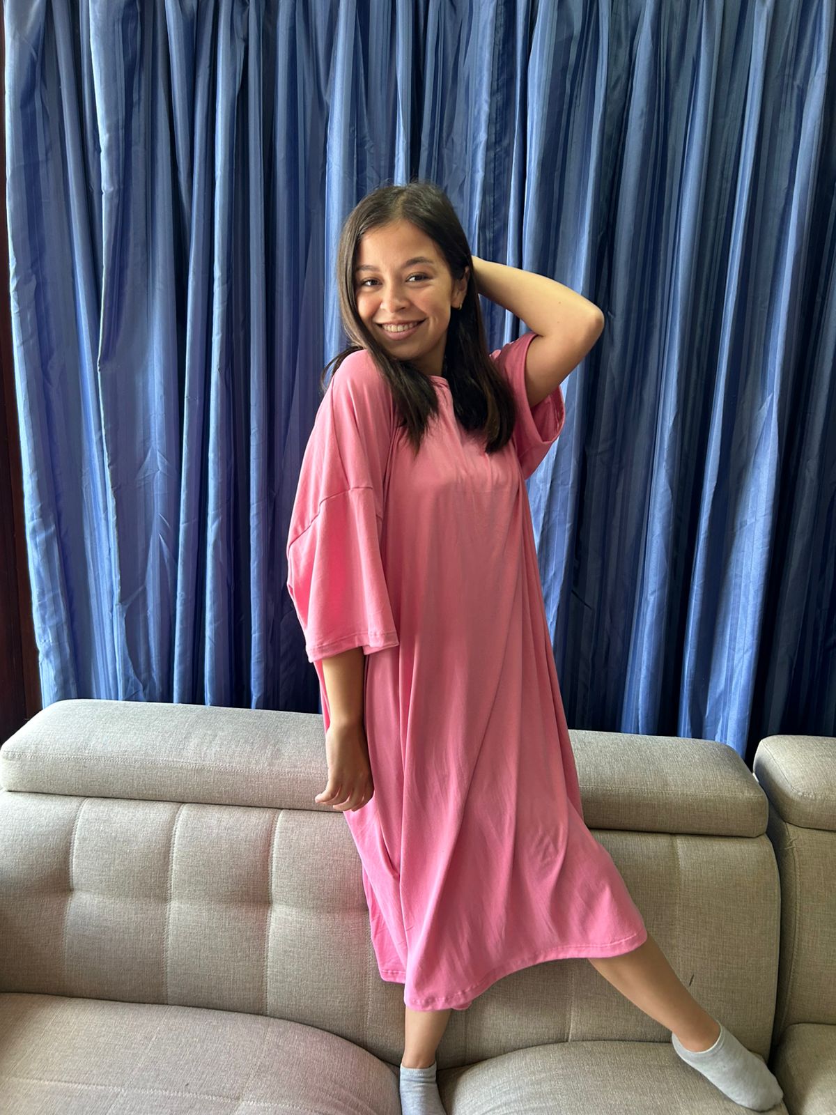 SLEEPY TEE ROSA FUERTE