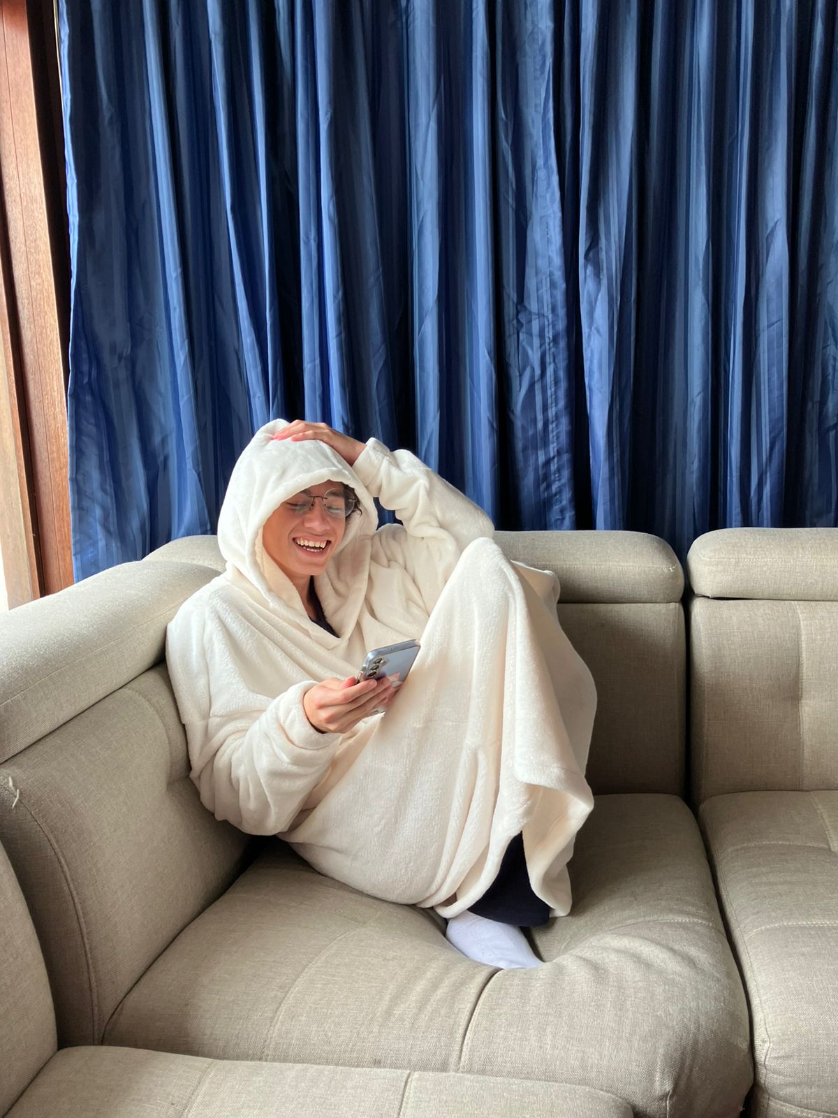 BLANKET COAT BLANCO