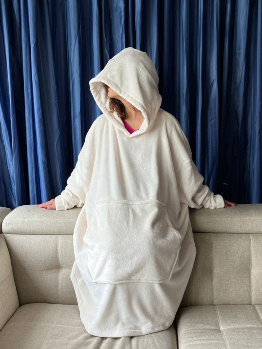 BLANKET COAT BLANCO