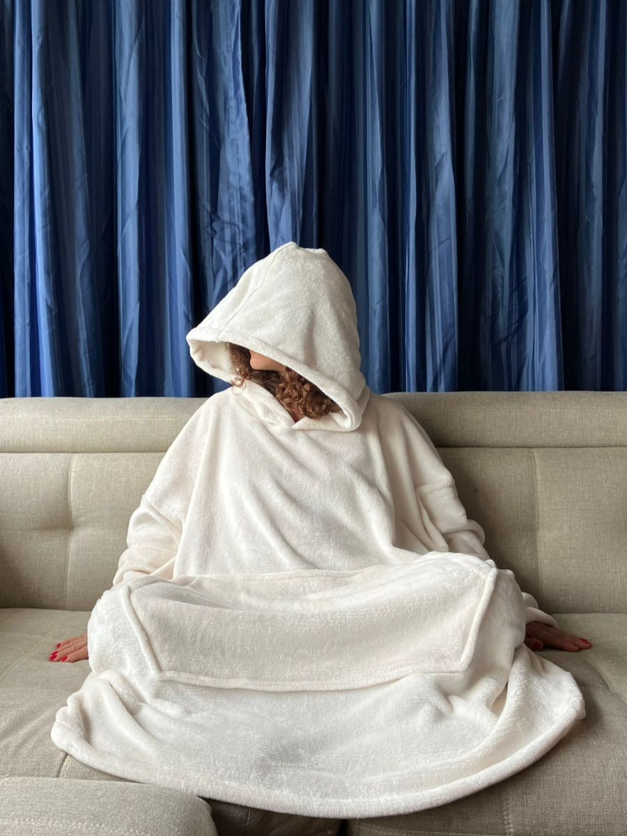BLANKET COAT BLANCO
