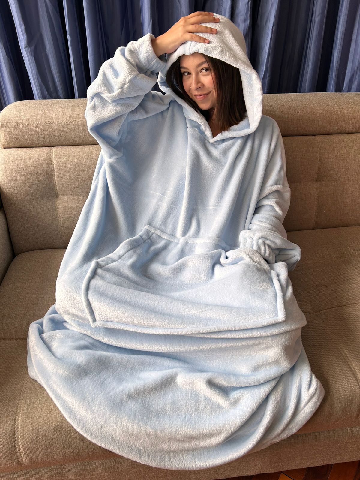 BLANKET COAT CELESTE