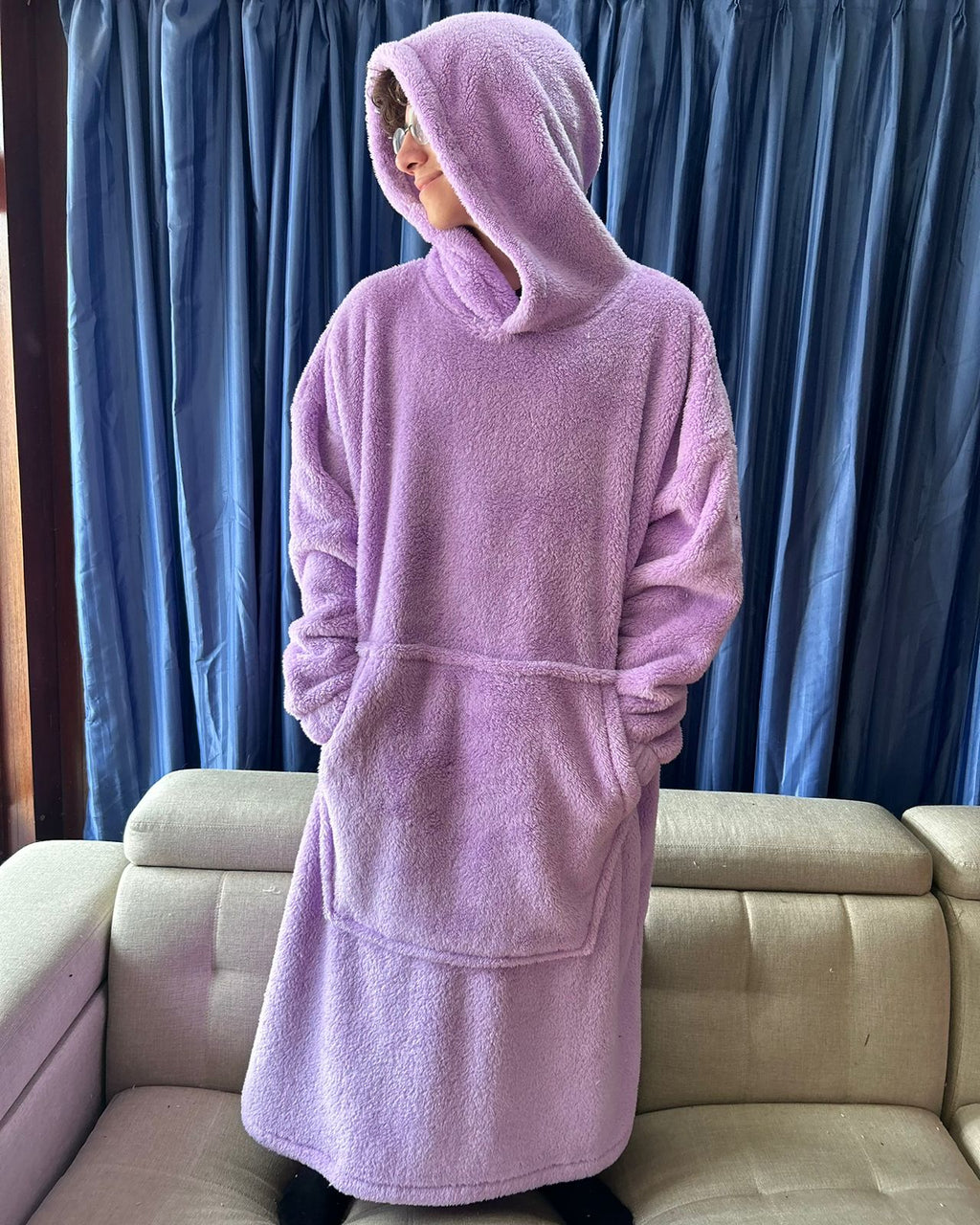 BLANKET COAT TEDDY LILA