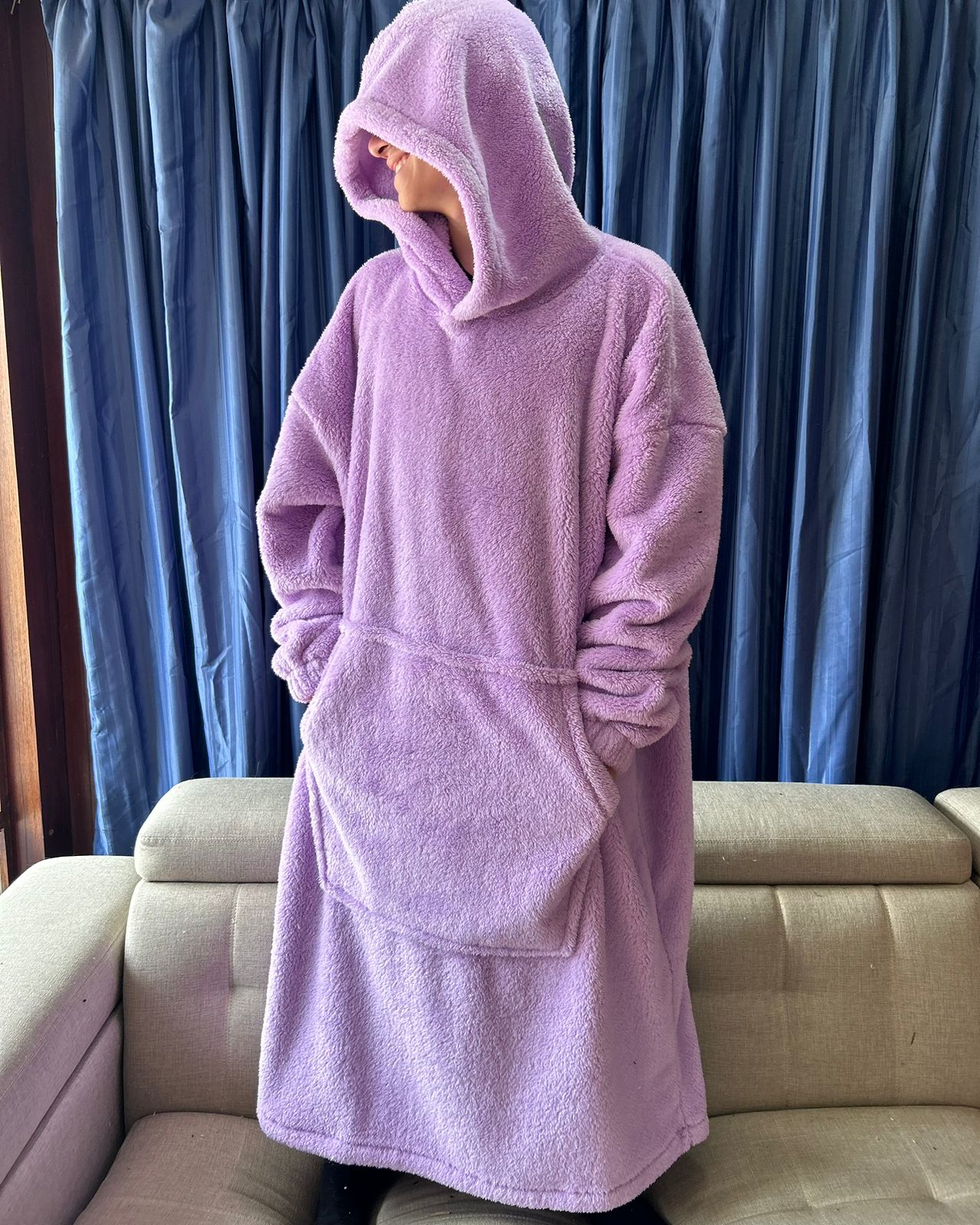 BLANKET COAT TEDDY LILA