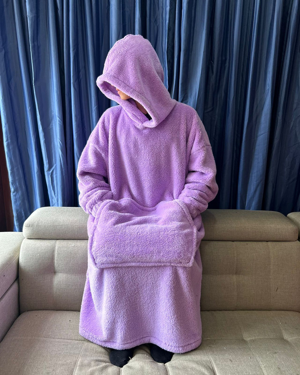 BLANKET COAT TEDDY LILA